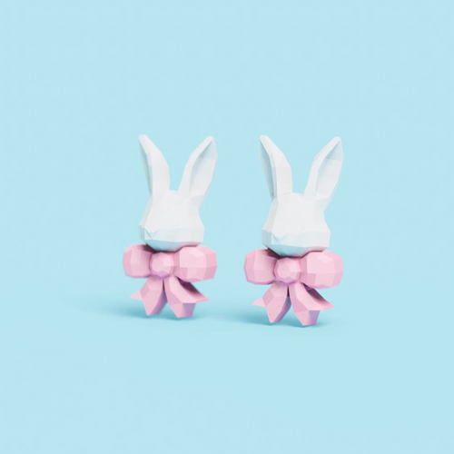 Bow Bunny Charm