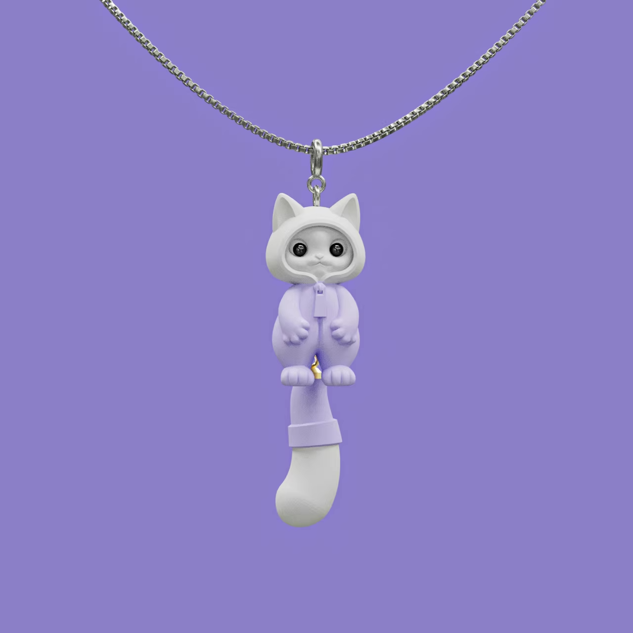 Cozy Kitty Pendant