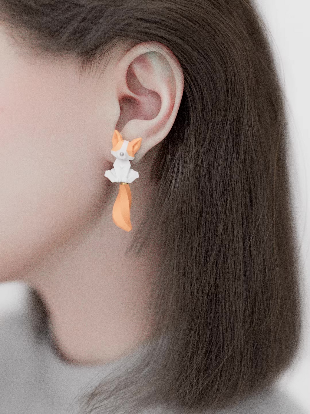Husky Pup Earrings